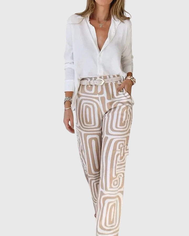 Eliza | Stylish Pants + Free Blouse & Belt