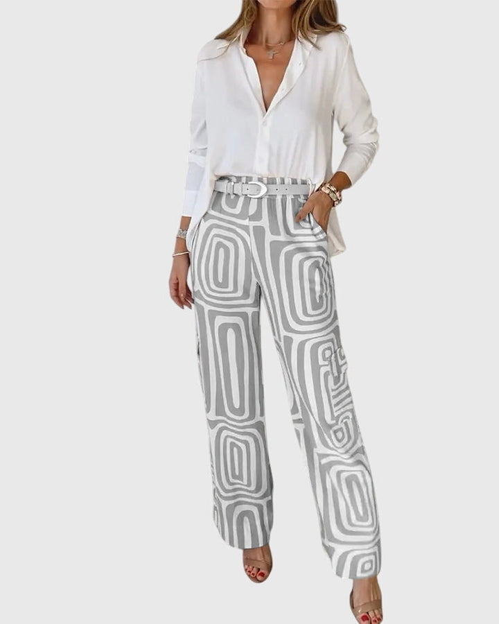 Eliza | Stylish Pants + Free Blouse & Belt