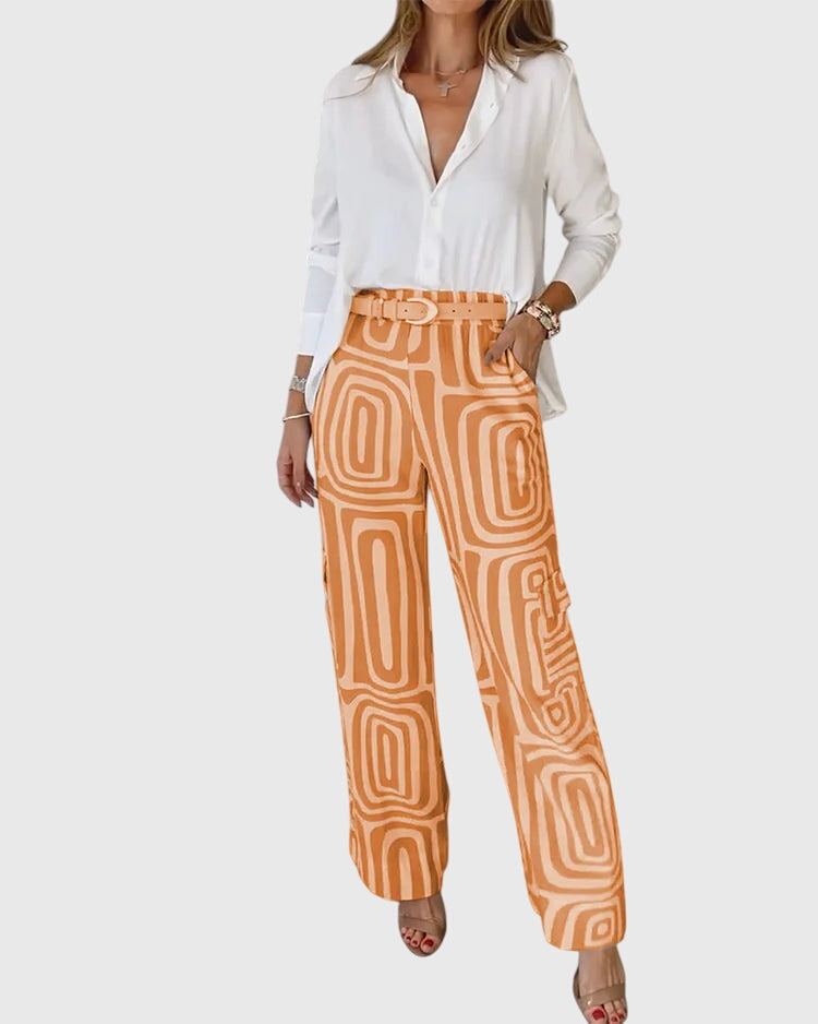 Eliza | Stylish Pants + Free Blouse & Belt
