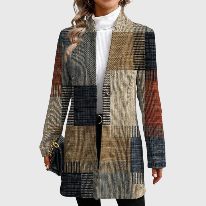 Louisa| Elegant Patterned Blazer