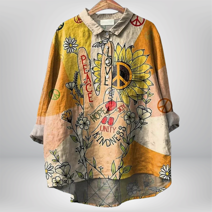Sofia  Relaxed Printed Shirt