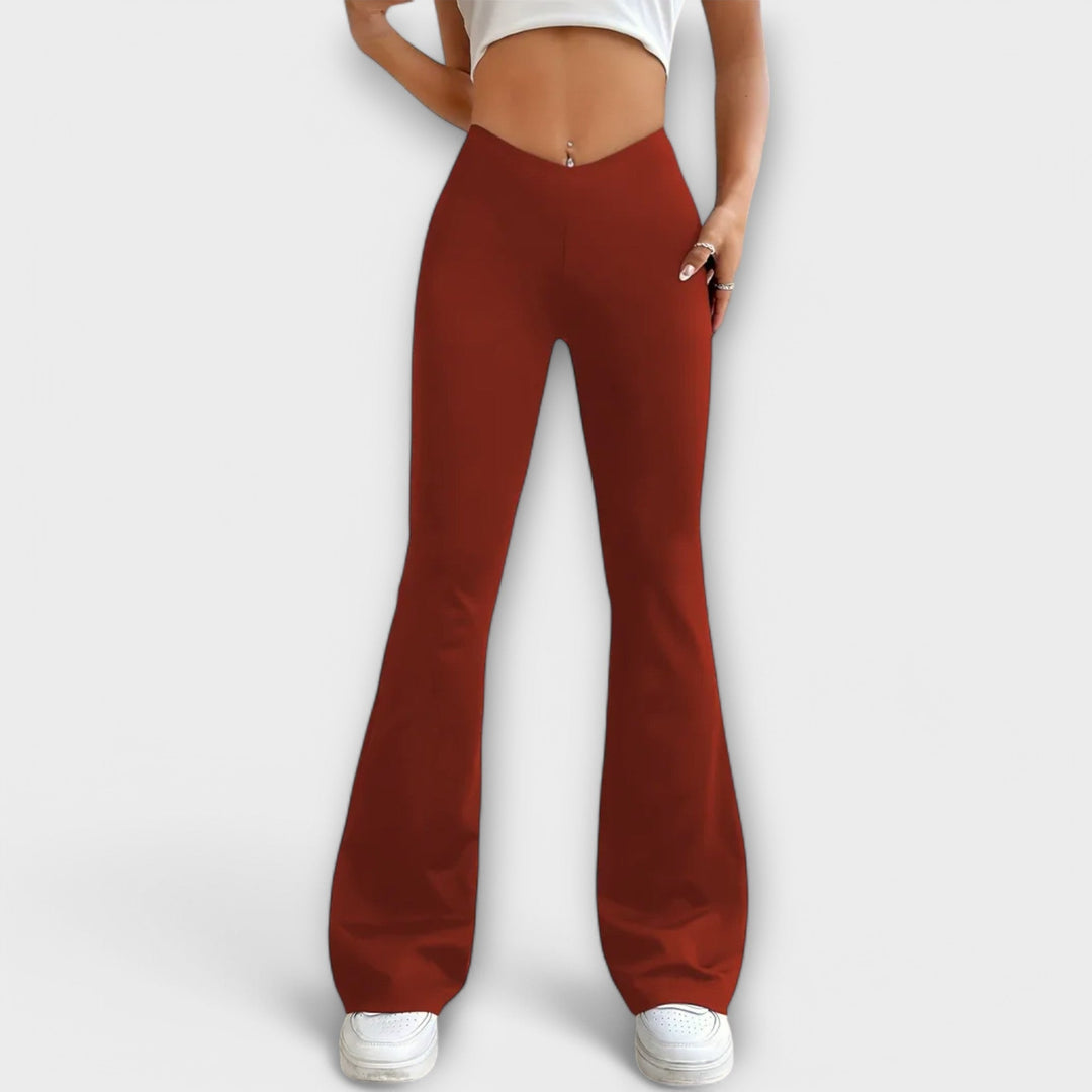 Rose | Relaxed Pants with Flared Leg