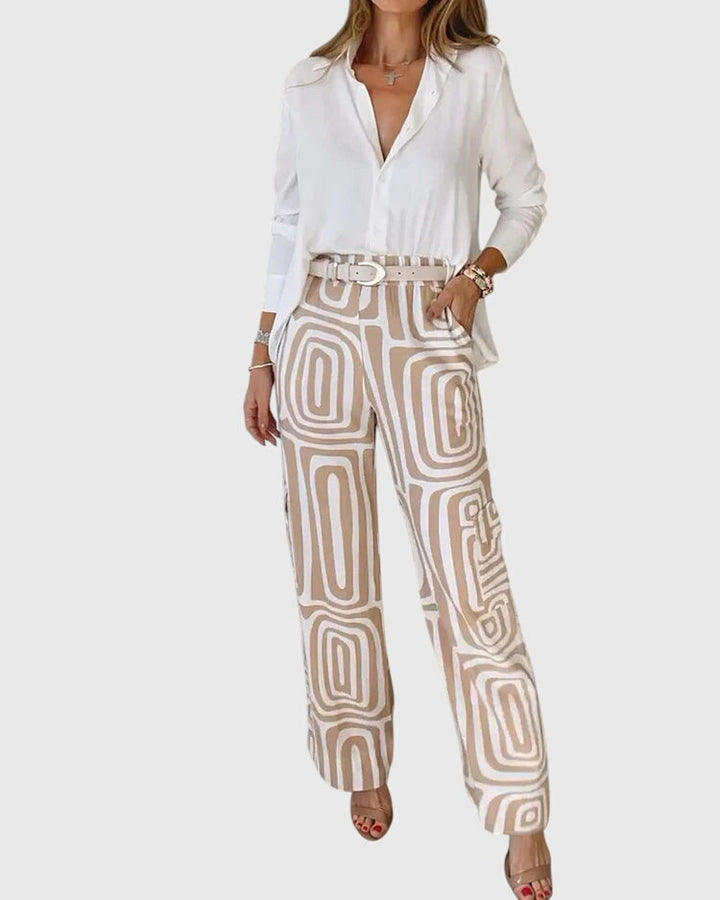 Eliza | Stylish Pants + Free Blouse & Belt